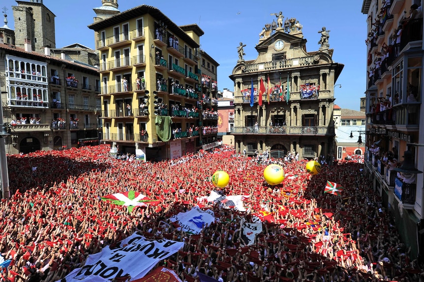 Running of the bulls festival