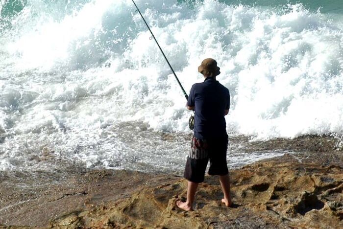 Rock fisherman