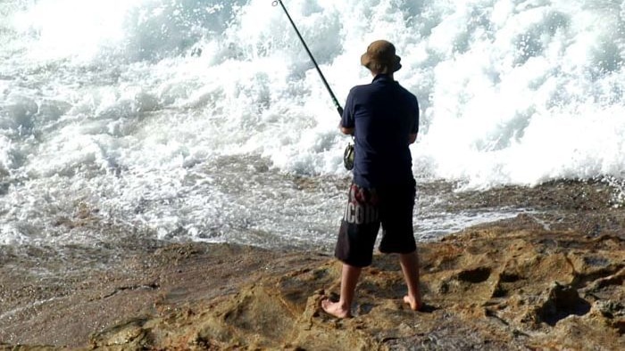 Rock fisherman