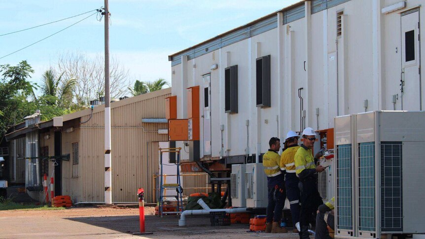 Electricians on Groote Eylandt are believed to be doing final tests to ensure backup generators work.