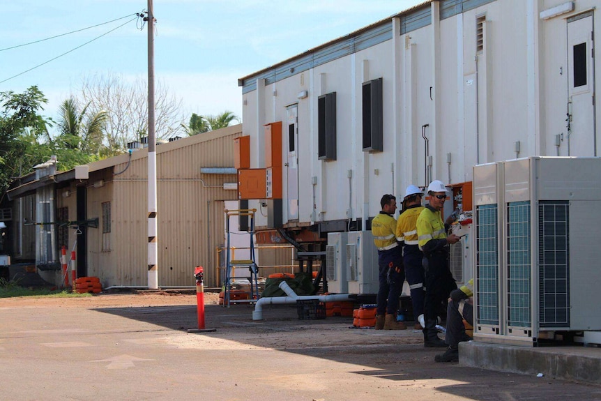 Electricians on Groote Eylandt are believed to be doing final tests to ensure backup generators work.