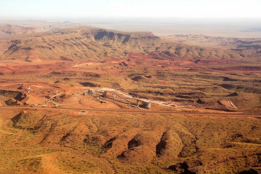 A remote mine hub in the middle of the Pilbara.