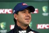 Ricky Ponting speaks to the media ahead of the Twenty20 against India