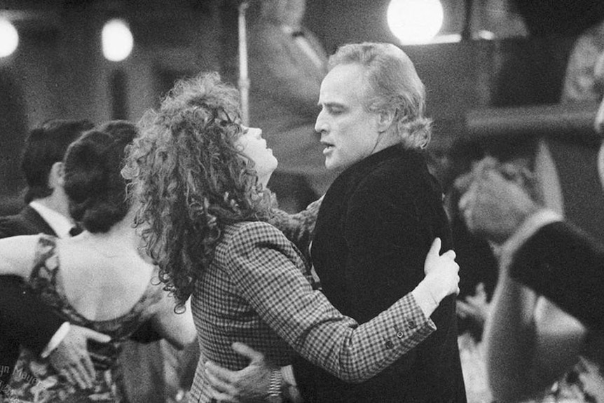 Maria Schneider and Marlon Brando