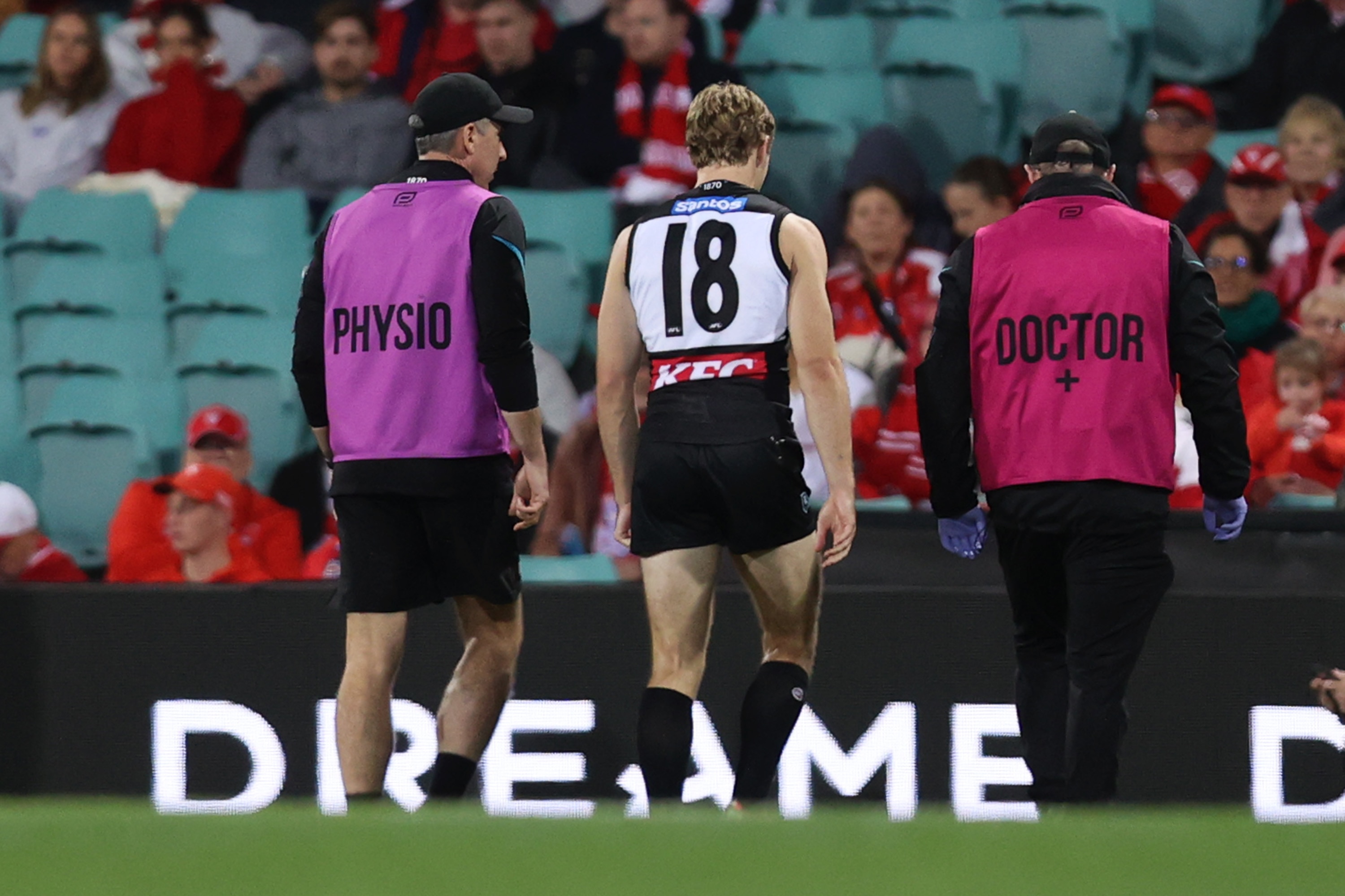 Live: Sydney thrash Port amid injury fears for Power star, Cats ease past Dons