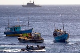 Asylum seeker boats arrive at Christmas Island.