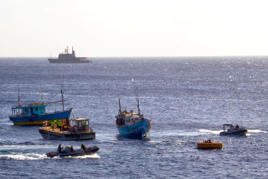 Asylum seeker boats arrive at Christmas Island