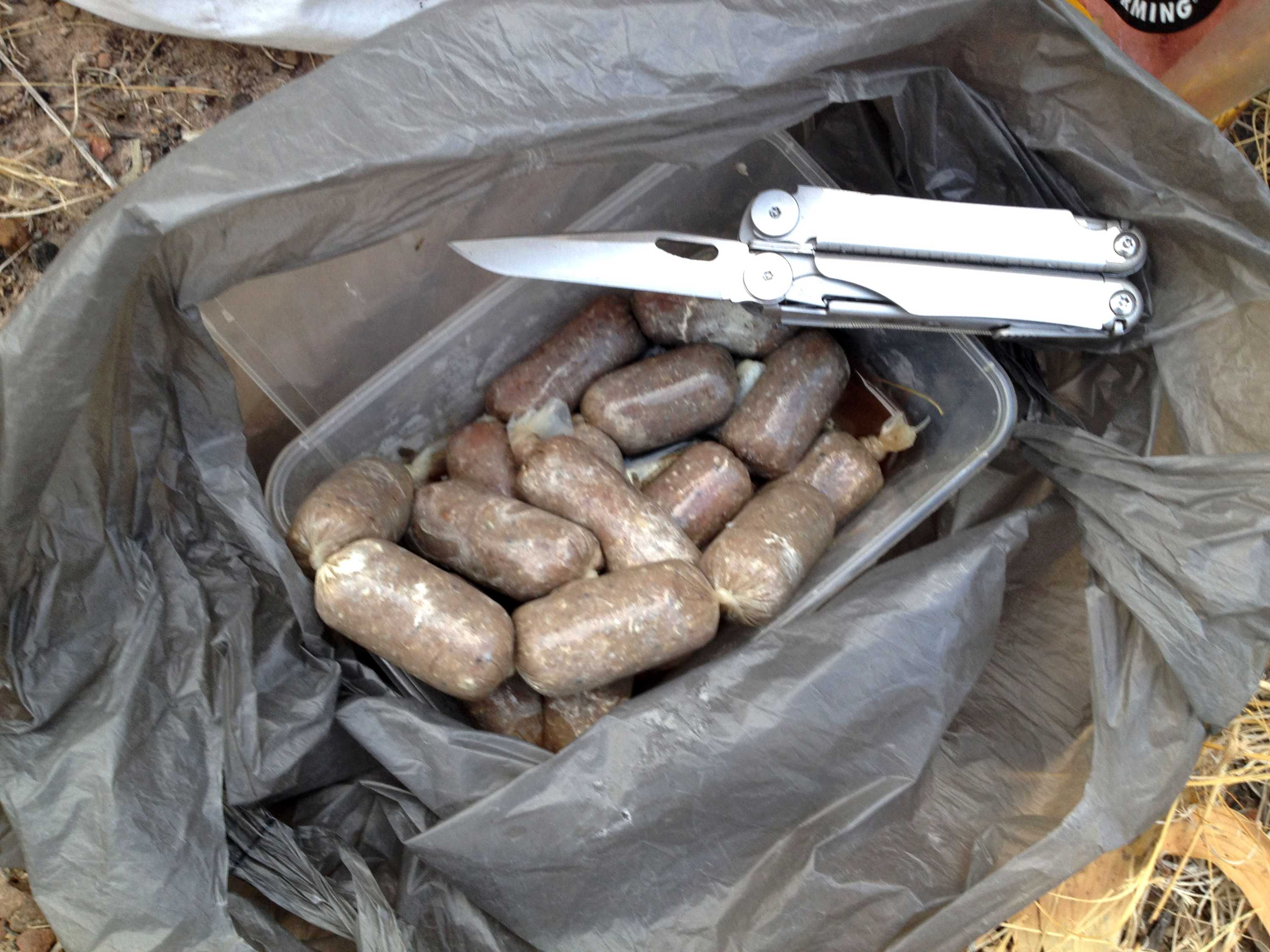 First helicopter drops of cane toad sausages prompt design tweak ABC News