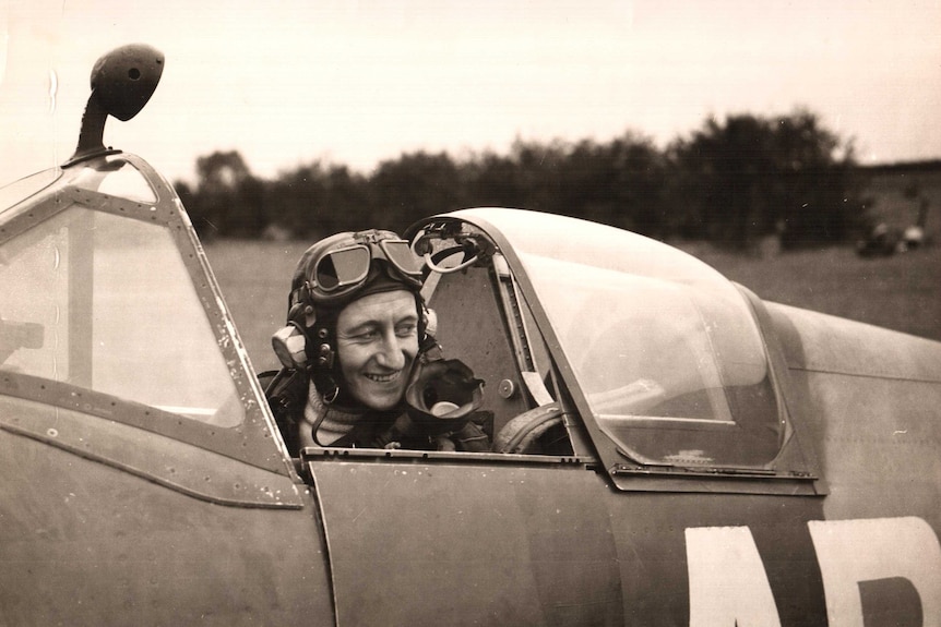 Fighter pilot Fred Riley during D-day