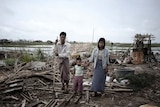 Burmese cyclone survivors