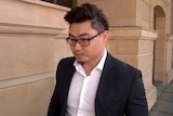 Bo Xi Li leaves the Adelaide District Court.