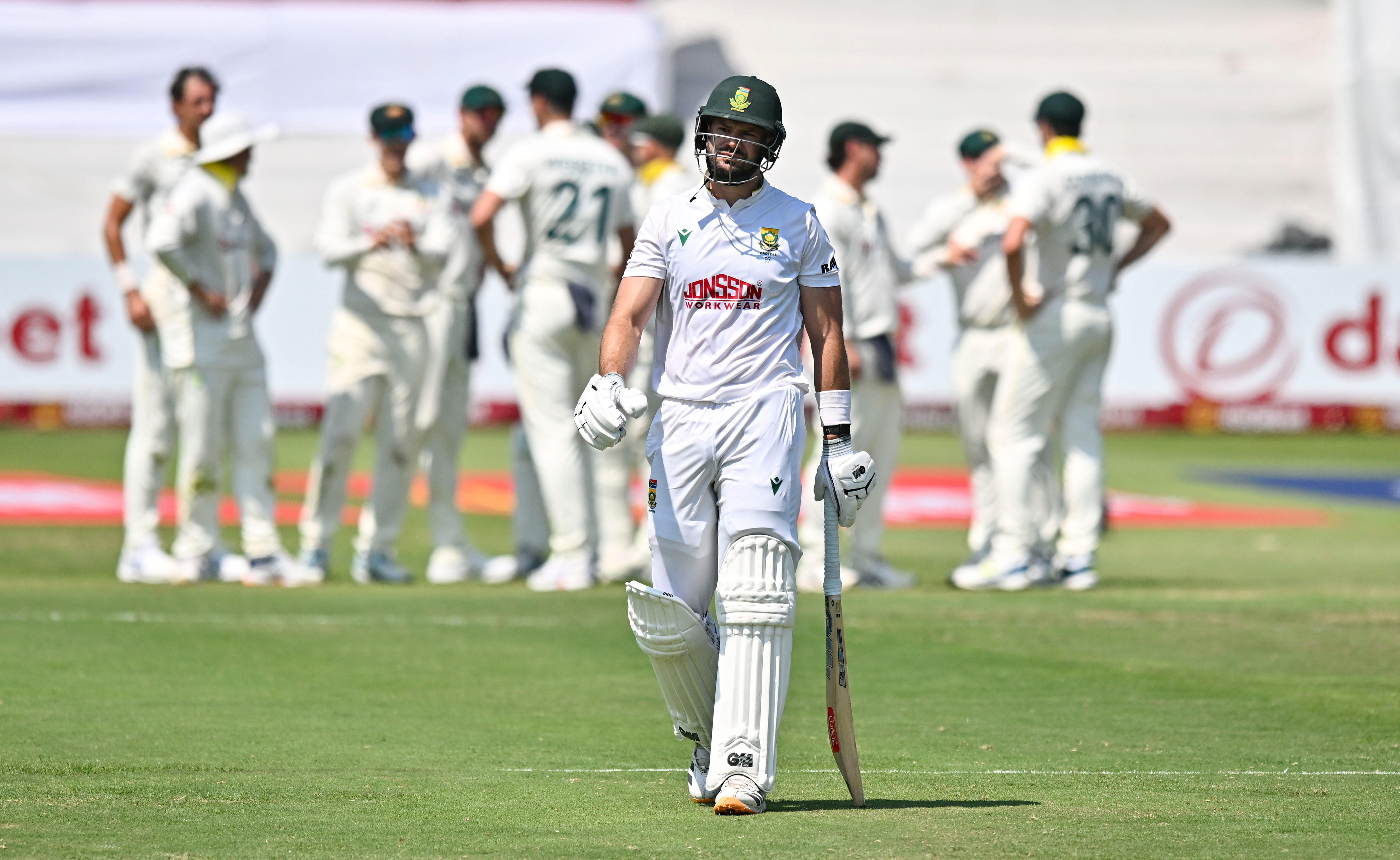 South Africa's Aiden Markram is out on day three