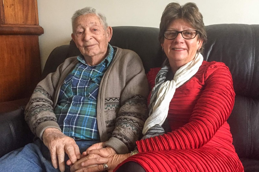 Fred Wallace and his daughter Kerry Strom-Cook.