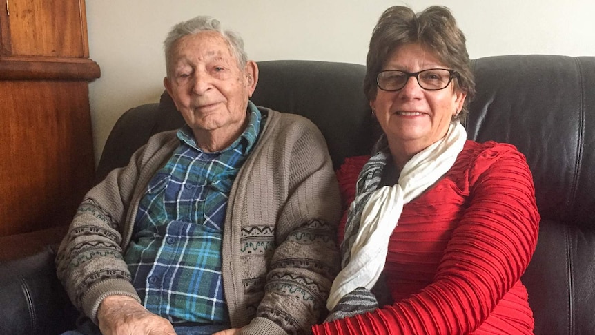 Fred Wallace and his daughter Kerry Strom-Cook.