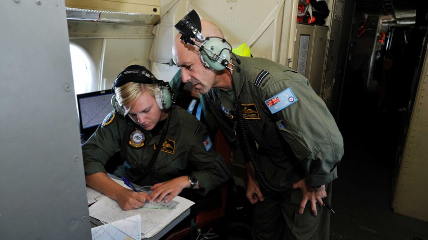 RAAF crew on board Orion in search for missing MH370