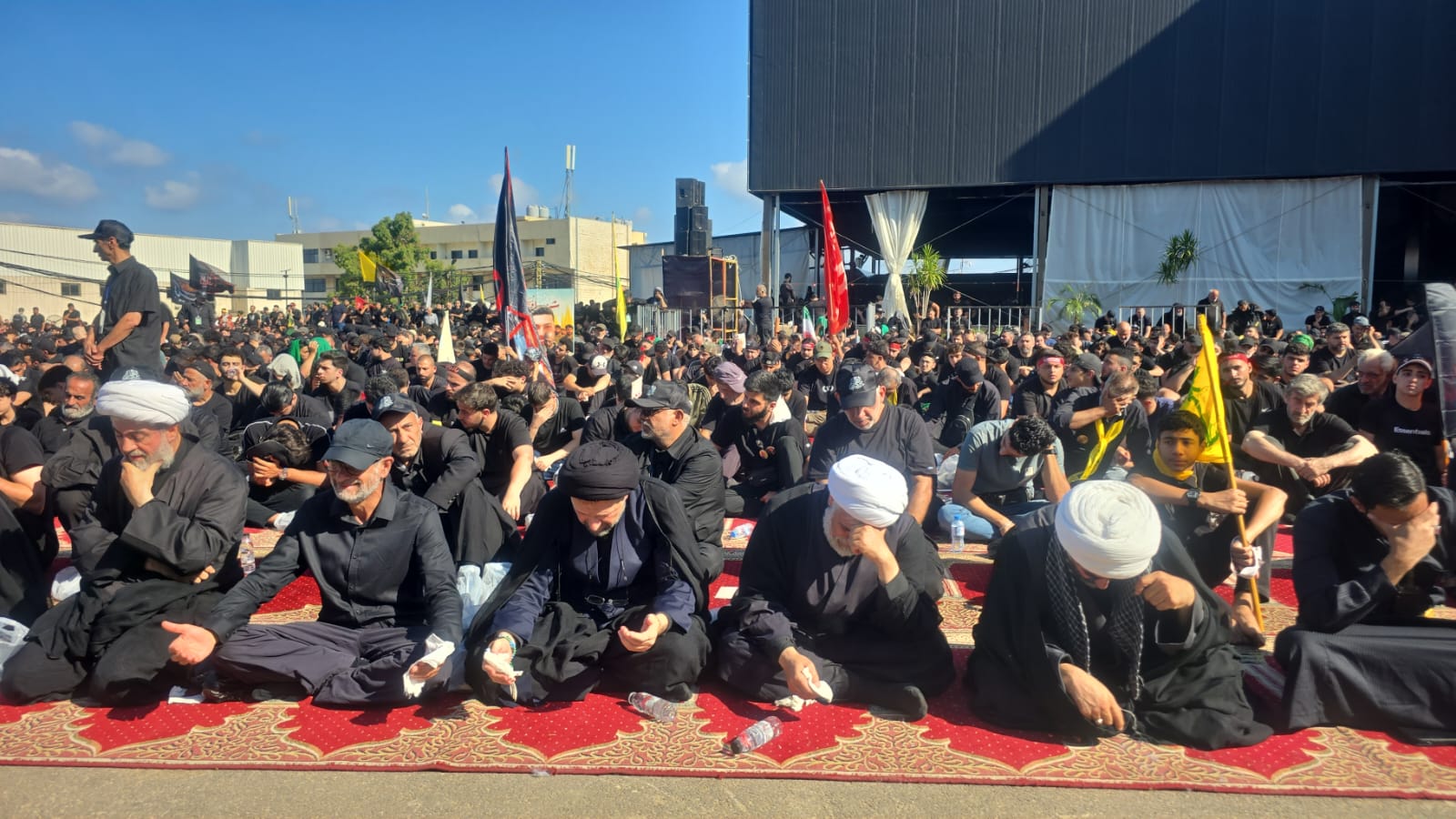 Sacred ceremony in Beirut marked by Hezbollah 'resistance' and mourning