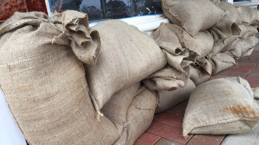 Sandbags in Charlton