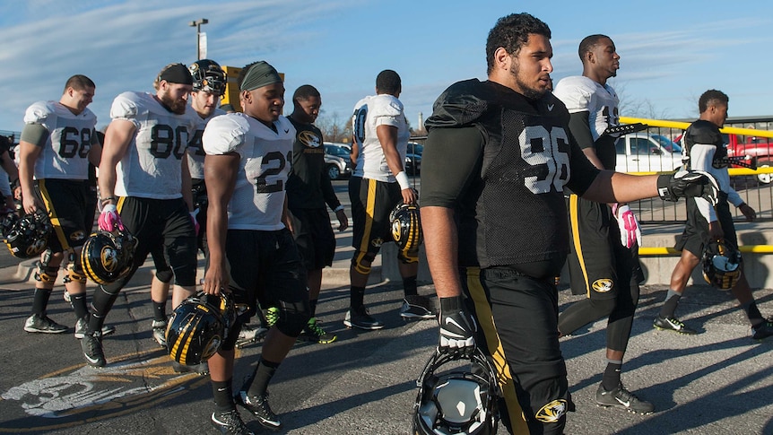 University of Missouri football players return to practice