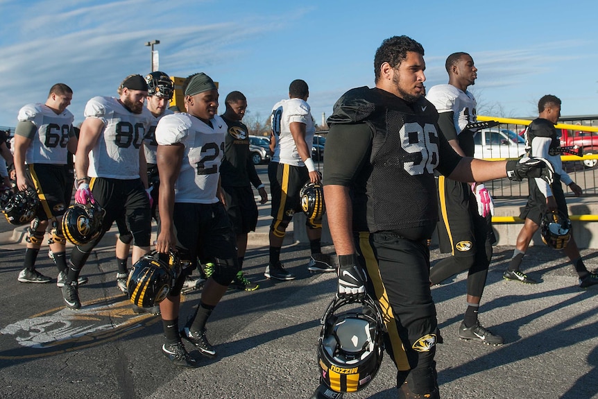 University of Missouri football players return to practice