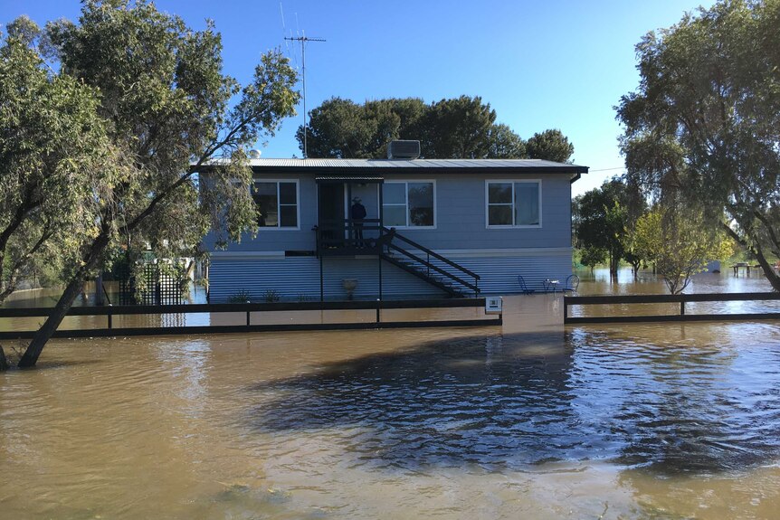 Forbes house in flood