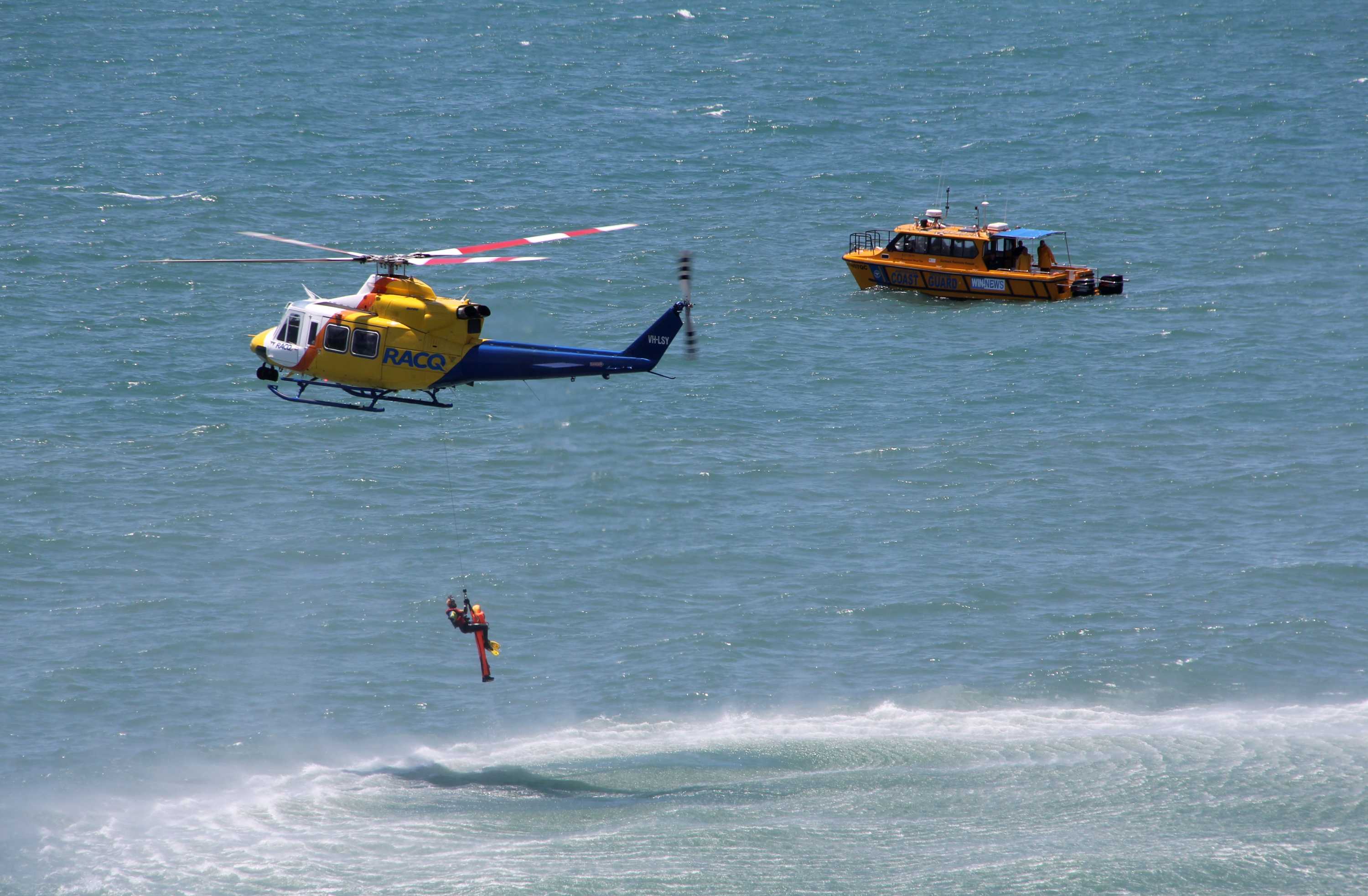 Dramatic water rescue drills a hit with Yeppoon tourists and locals ...