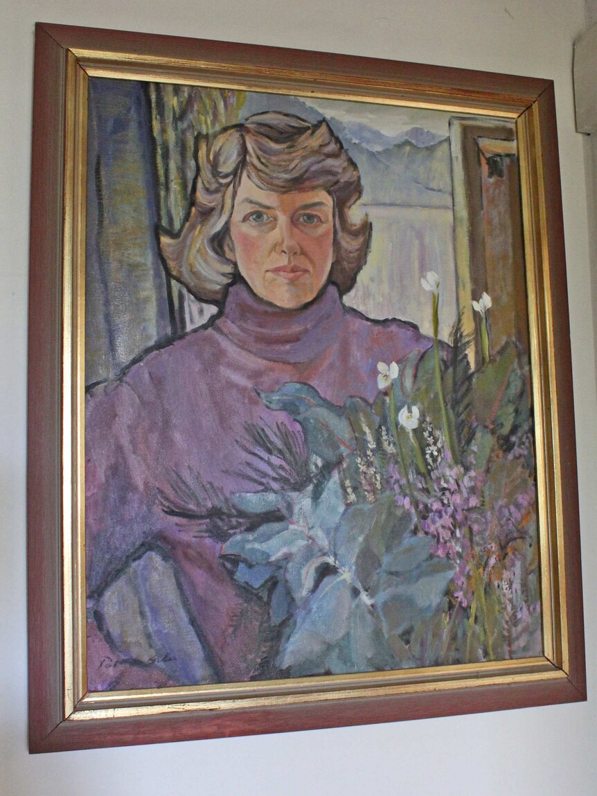 Patricia Giles' self portrait