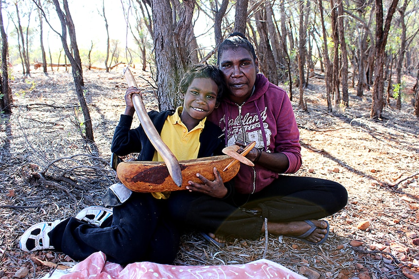 Doratio and Rowena Major enjoying a family day out on country.