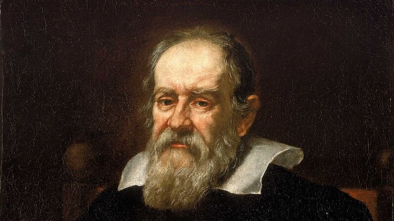 Painted portrait of Galileo Gallilei