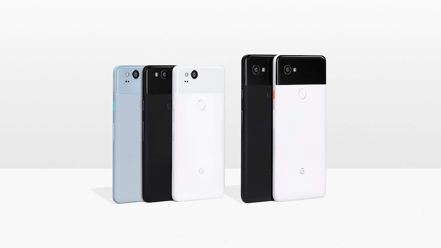 Google's Pixel 2 and Pixel 2 XL phones.
