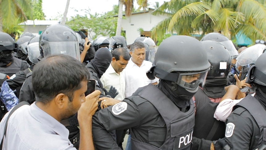 Former president Mohamed Nasheed arrested