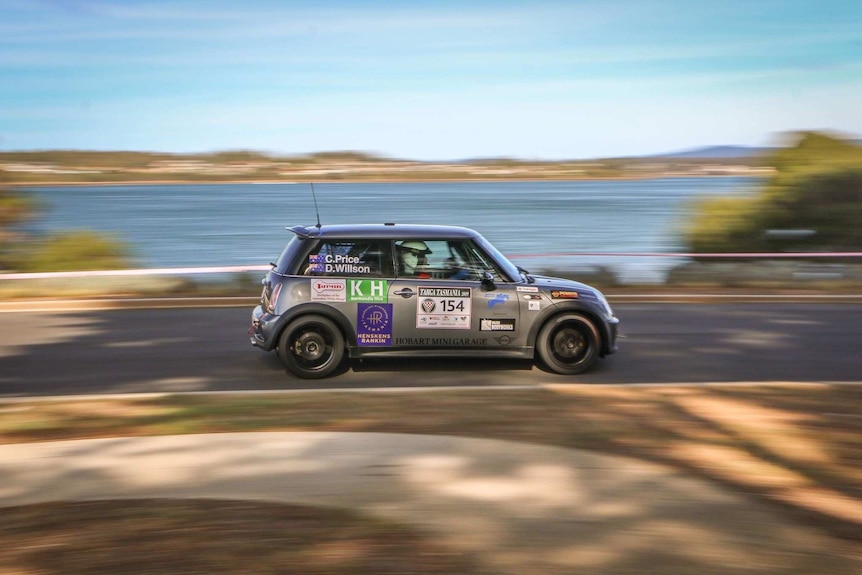 Racing during Targa