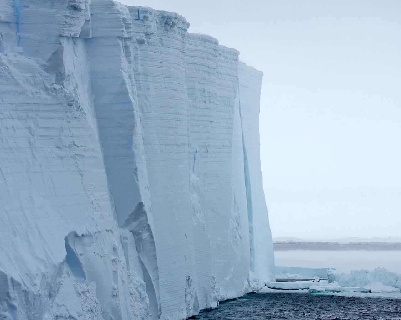 A large iceberg in in Antarctica