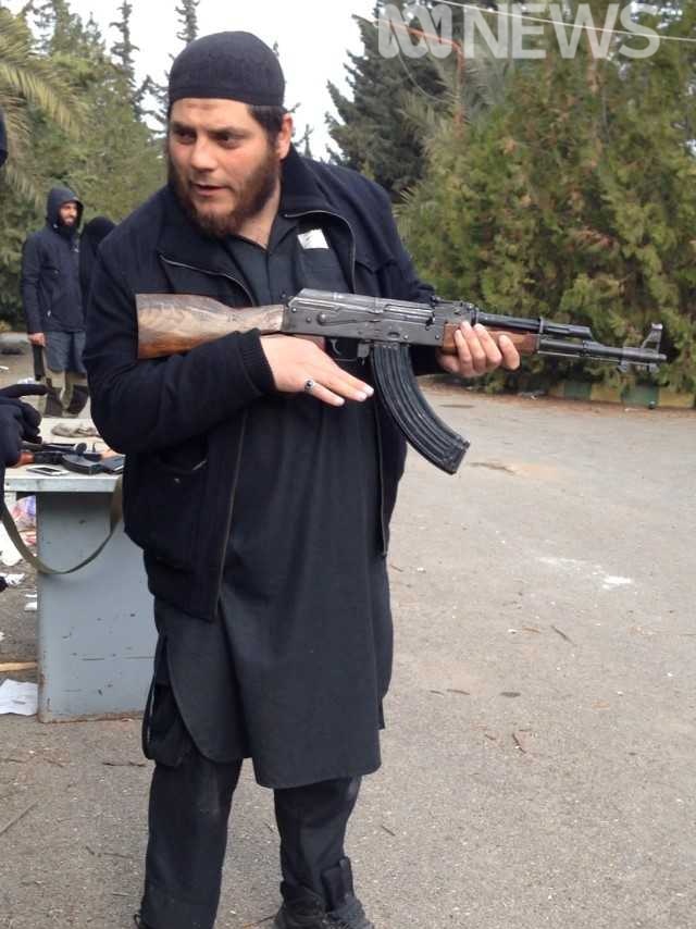 Khaled Sharrouf at a firing range