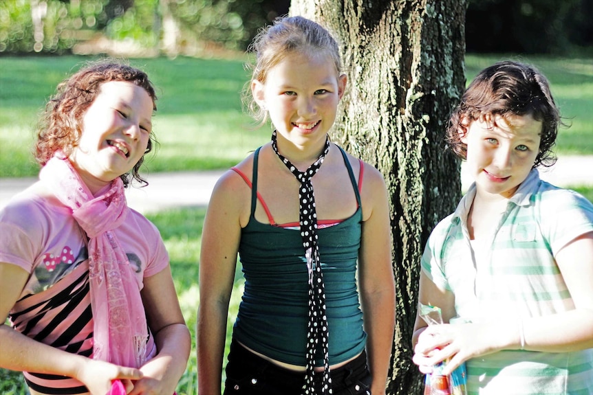 Willow Golinski, Sage Golinski and Starlia Golinski, the daughters of celebrity chef Matt Golinski.