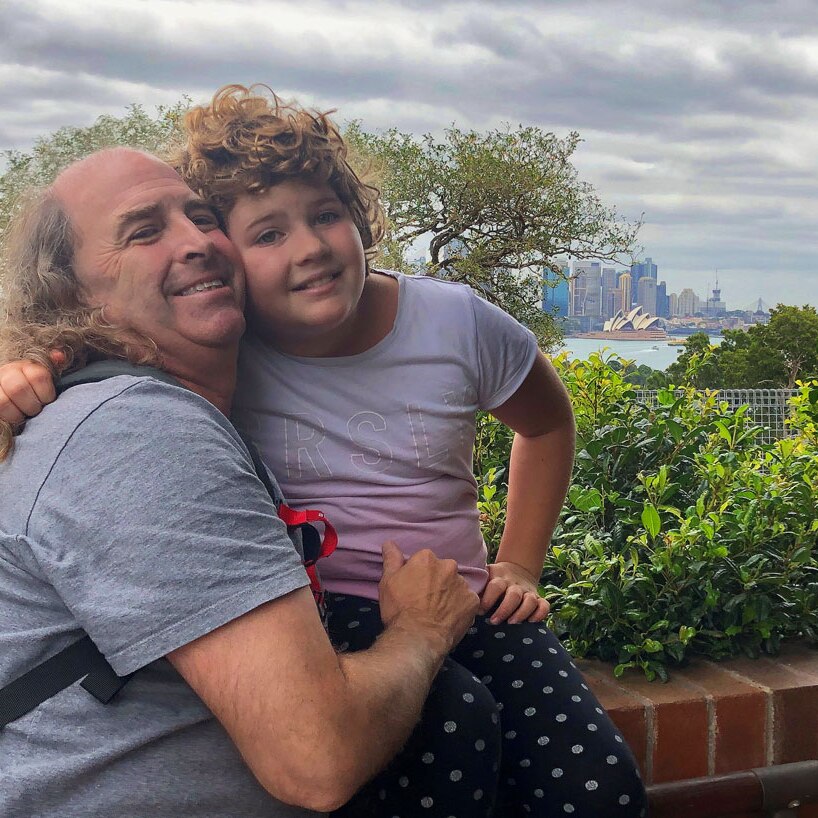 Patrick and Lucy Helean with Sydney Opera House in background