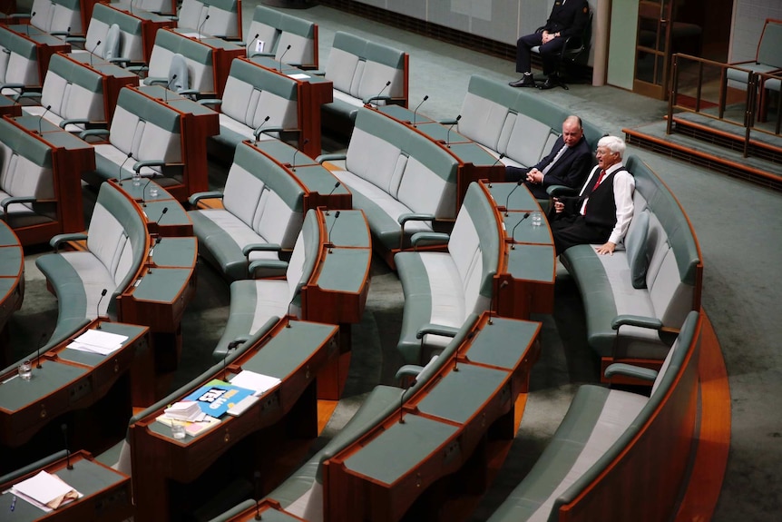 Russell Broadbent and Bob Katter voting no