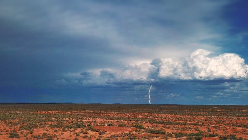 storm over a parched land