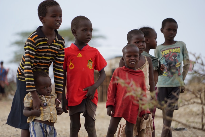 Some of the children from Unity village