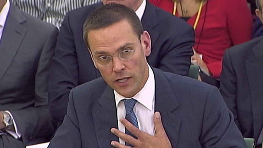 James Murdoch appears before parliamentary committee