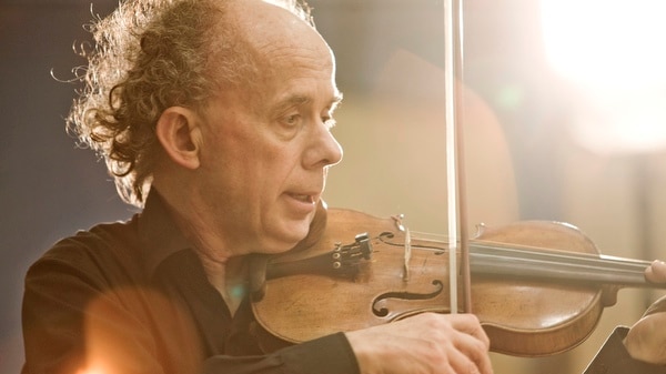 Violinist and director of the Australian Octet, William Hennessy.
