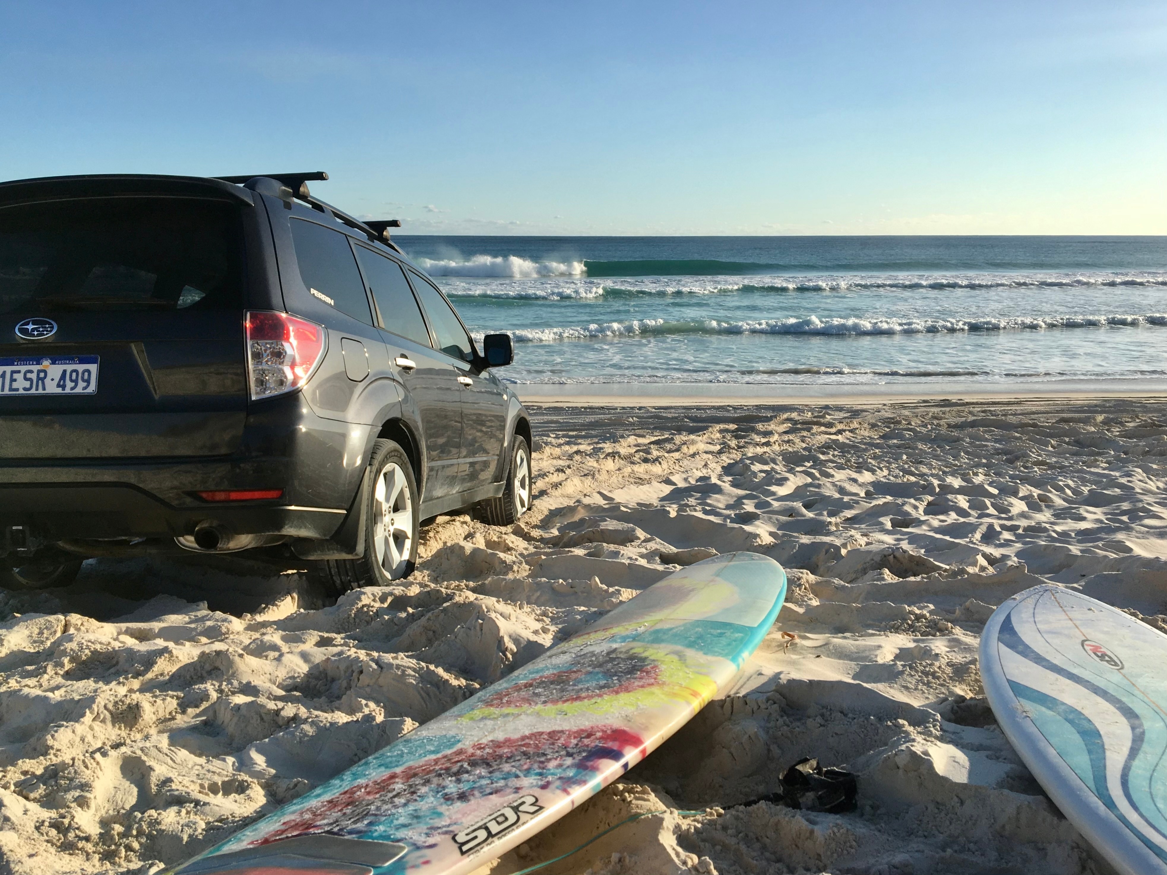 Lancelin beach driving