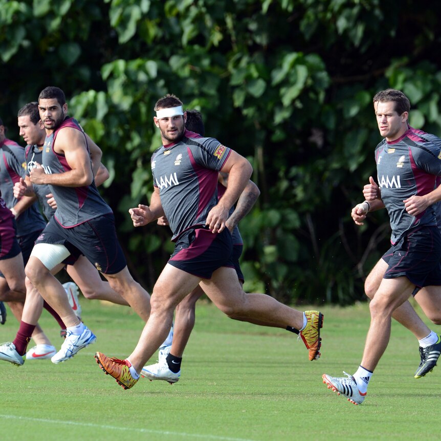 Maroons training