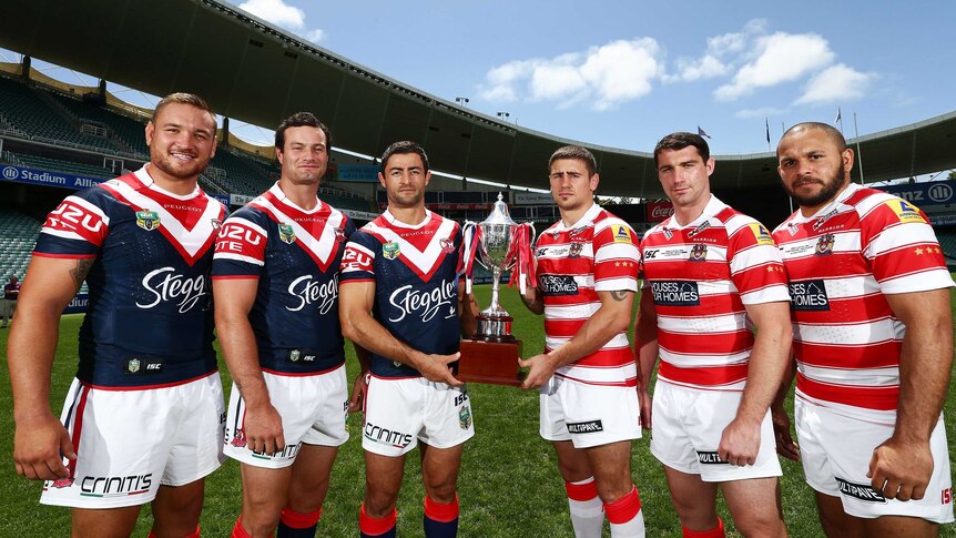 Roosters and Wigan players prepare for World Club Challenge