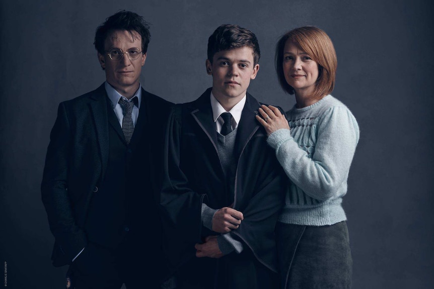 Harry, Albus and Ginny Potter from play Harry Potter and the Cursed Child.