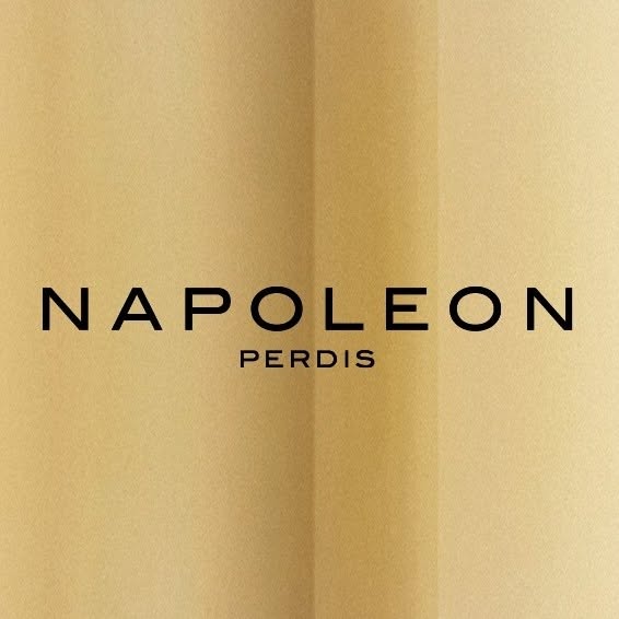 A logo for cosmetics company Napoleon Perdis.