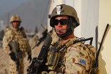 Australian soldier provides protection in Tarin Kot