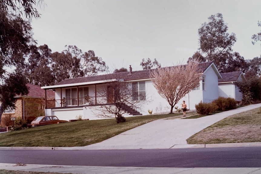 An old house in Campbell, 1970s.