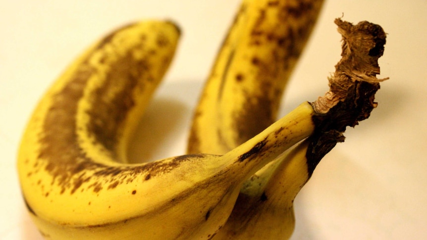 Close up of ripe bananas