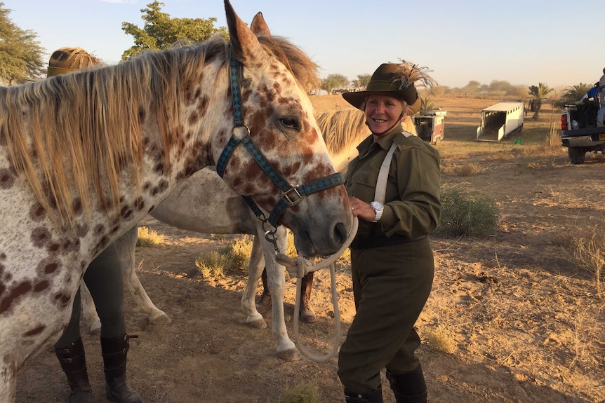 Lyn Richardson with her horse