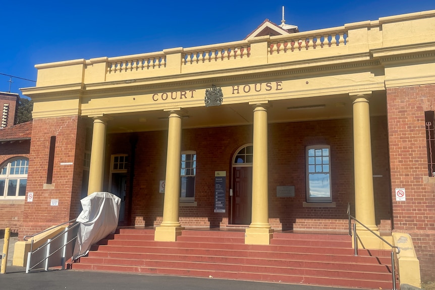 the exterior of a courthouse in Cessnock, New South Wales.
